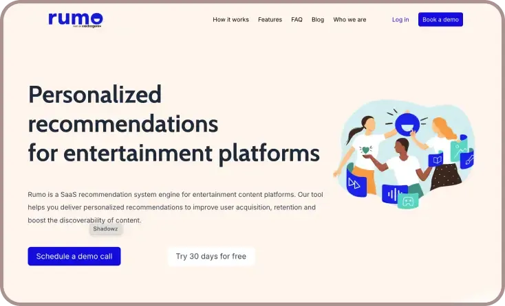 Rumo: AI-Powered Personalized Recommendations That Drive Content Discovery & Retention