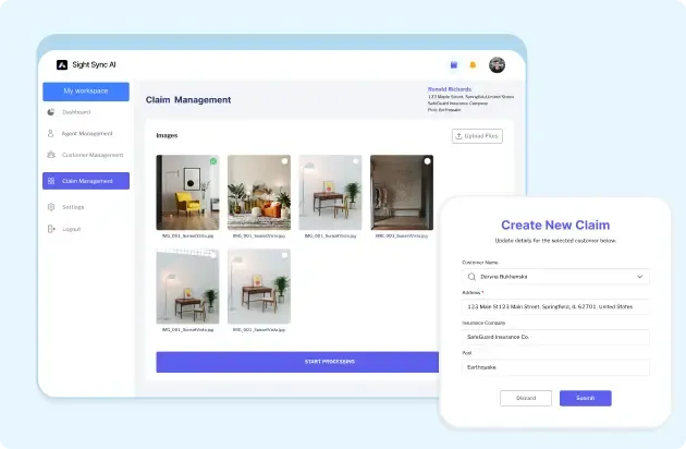 Sight Sync AI dashboard