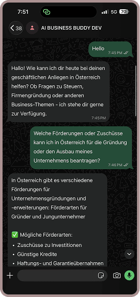 AI Business Buddy: Enterprise WhatsApp AI Knowledge Assistant